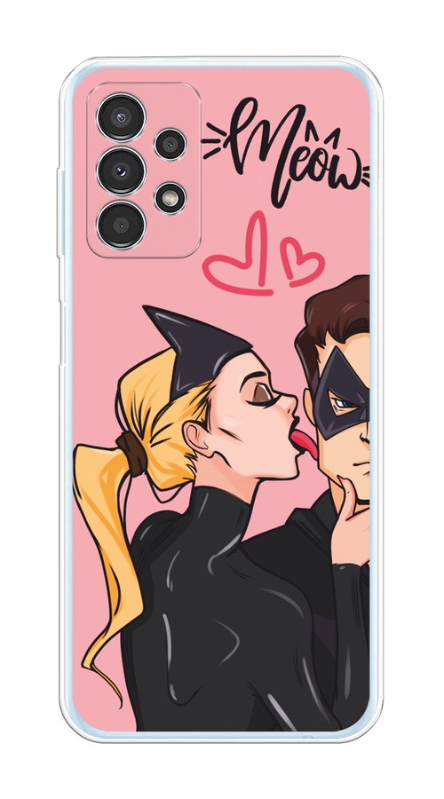 

Чехол Awog на Samsung Galaxy A13 4G "Kiss of Cat Woman", Розовый;черный;бежевый, 2104850-1