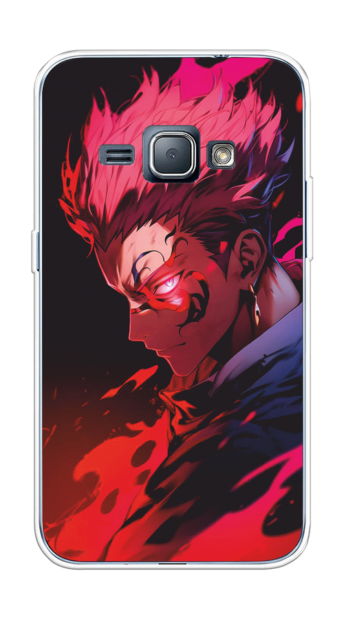 

Чехол Awog на Samsung Galaxy J1 2016 "Взгляд Сукуны", Розовый;красный;черный, 22150-1