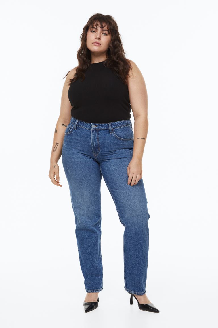 

Джинсы женские H&M 1105593011 синие 38 EU (доставка из-за рубежа), Синий, 1105593011