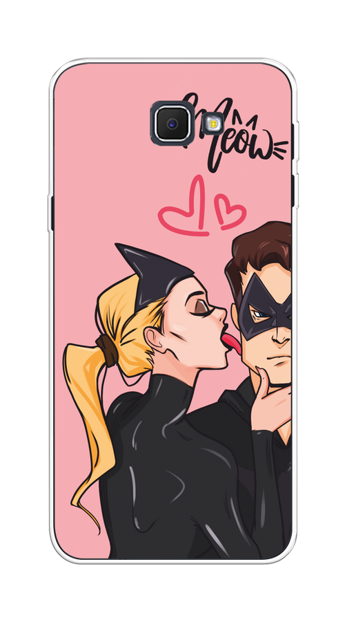 

Чехол Awog на Samsung Galaxy J5 Prime 2016 "Kiss of Cat Woman", Розовый;черный;бежевый, 22950-1