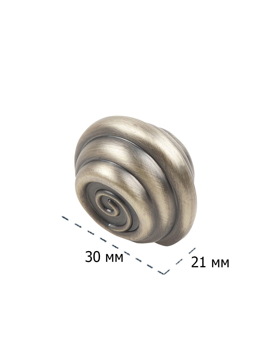 

Комплект из 4 шт ручка-кнопка Kerron RK-033 MAB атласная бронза, Коричневый, RK-033