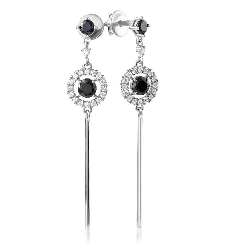 

Серьги из серебра с фианитом Jeda 3475.21, 3475.21