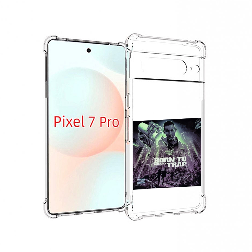 

Чехол Mypads Born To Trap Kizaru Для Google Pixel 7 Pro, Прозрачный, Tocco