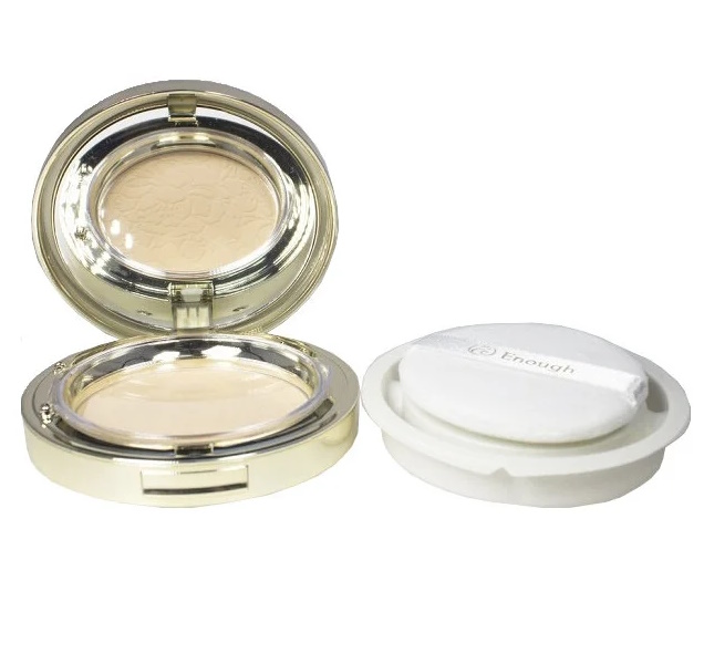 Пудра для лица Enough Secret Gold Powdery Uv Pact со сменным блоком 12 г+12 г