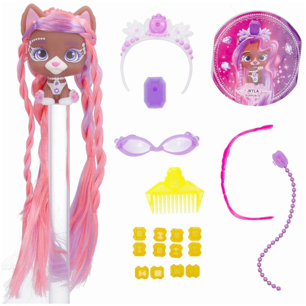 Игровой набор IMC Toys VIP Pets GLAM GEMS Модные щенки Nyla коллекция кукол l o l surprise glam together l o l surprise