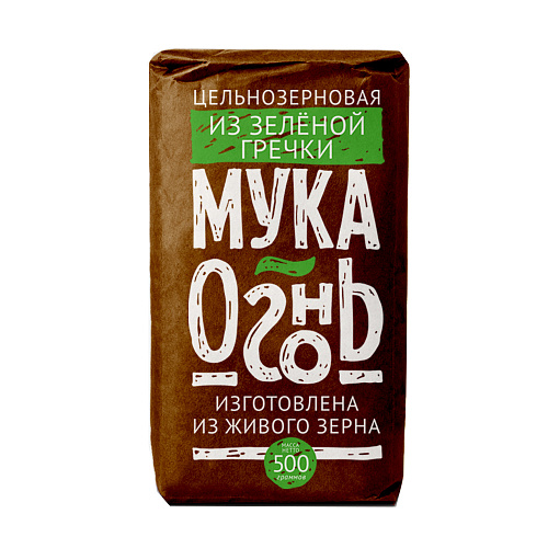 Мука-огонь Образ Жизни Гречневая 500 Г