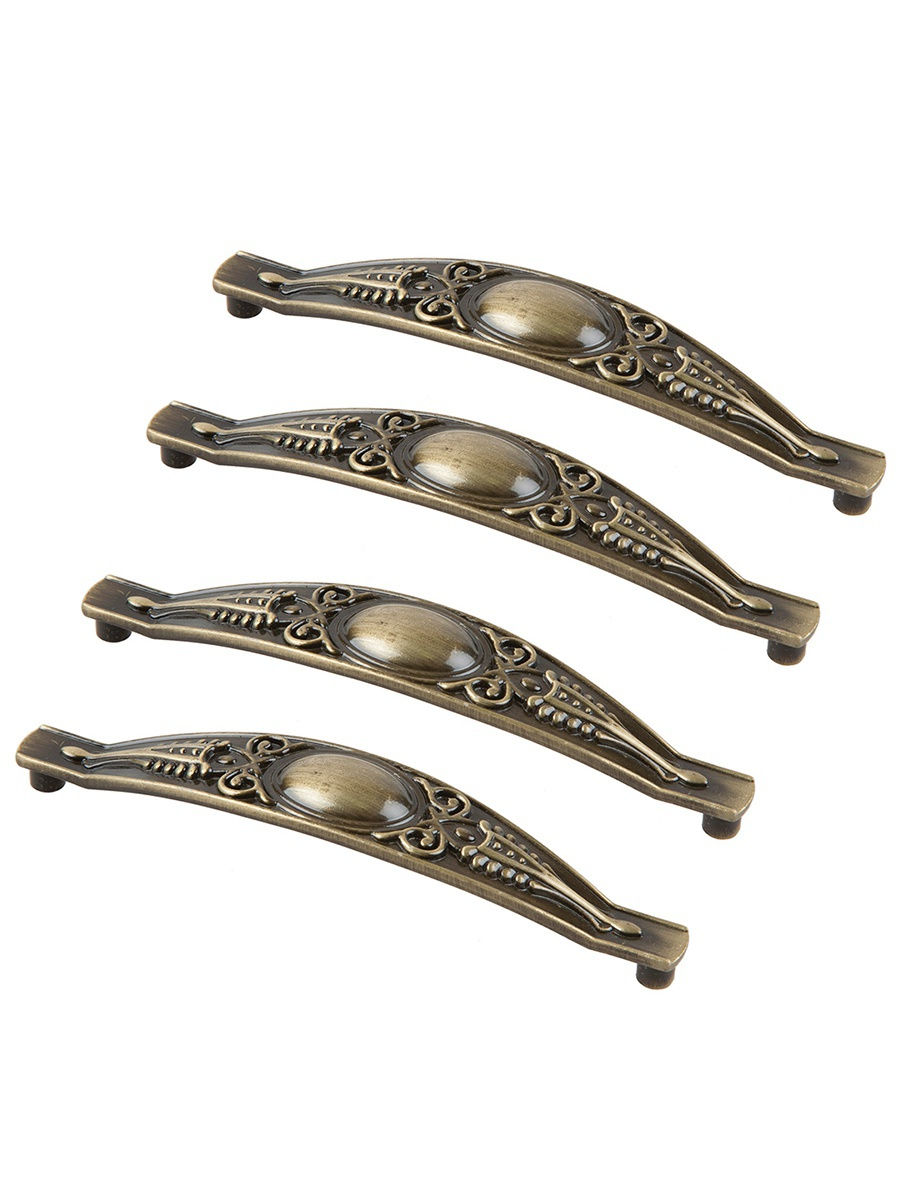 

Комплект из 4 шт ручка-скоба 128 мм Kerron RS-036-128 BA бронза, Коричневый, RK-036