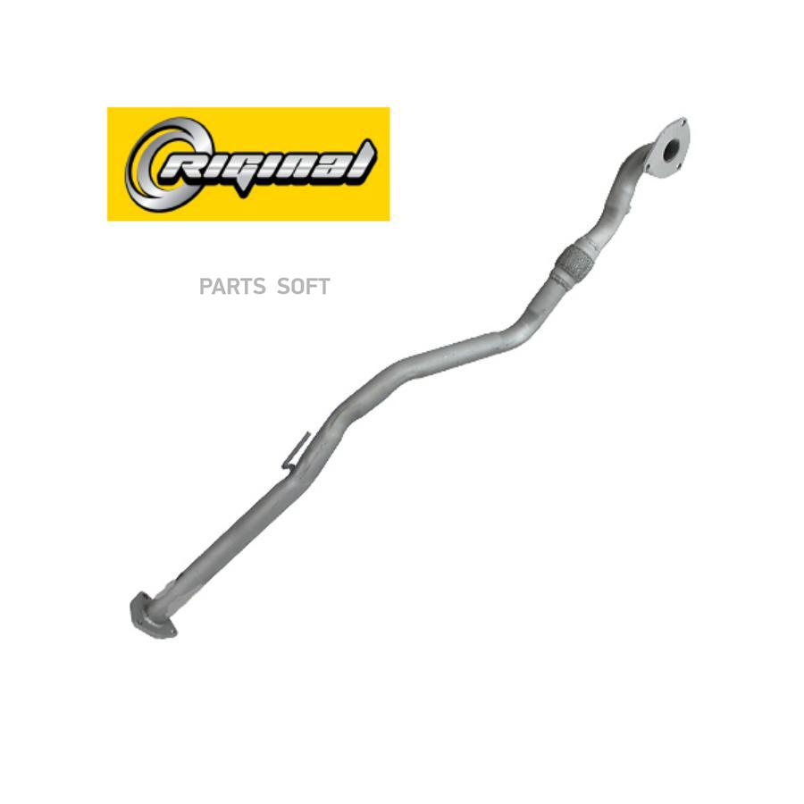 

Труба приемная для а/м Chevrolet Lanos Евро 4 с гофрой с отверстием под датчик Riginal