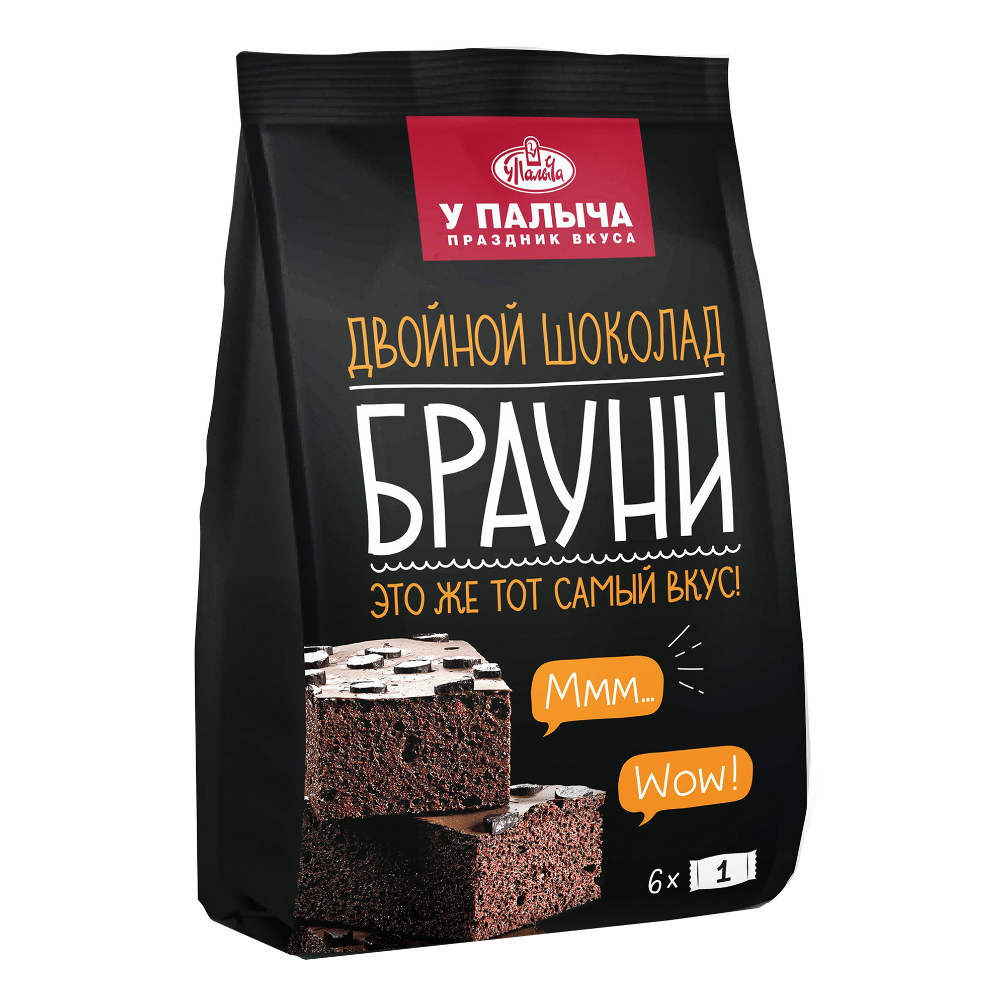 Пирожные У Палыча Брауни с шоколадом 180 г