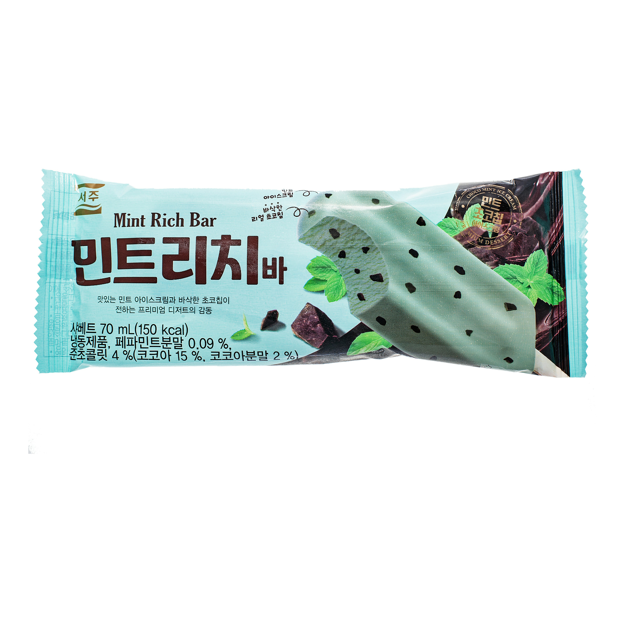 Десерт замороженный Seoju эскимо мята 70 г