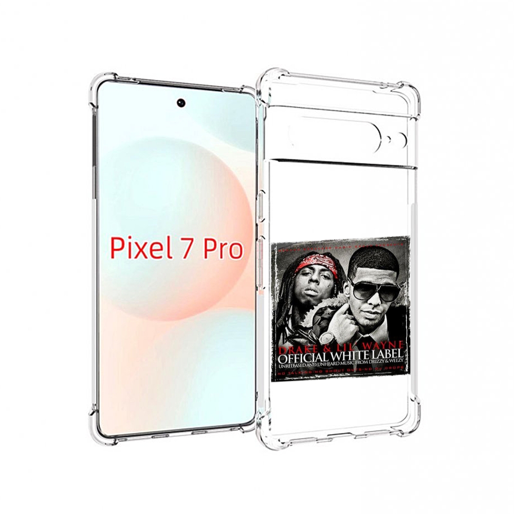 

Чехол Mypads Drake - Official White Label Для Google Pixel 7 Pro, Прозрачный, Tocco