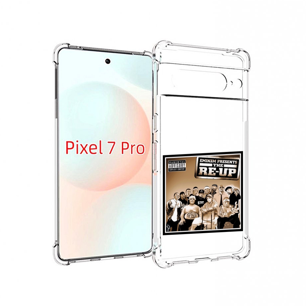 

Чехол Mypads Eminem Presents, The Re-Up Для Google Pixel 7 Pro, Прозрачный, Tocco