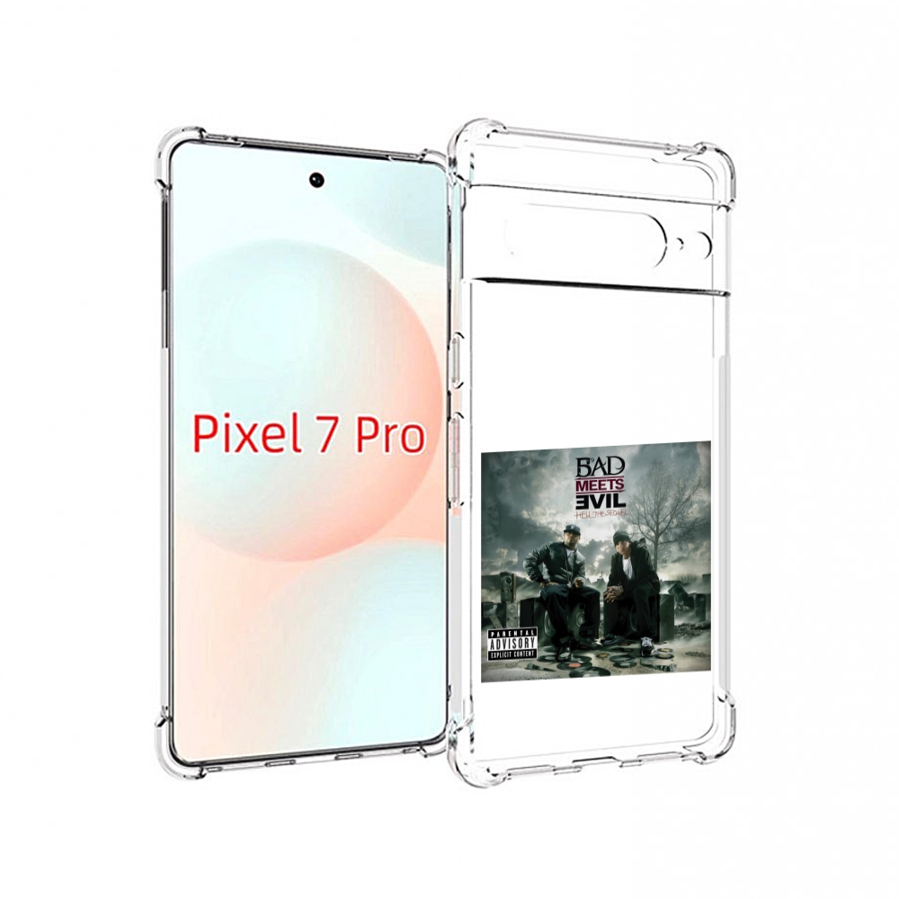 

Чехол Mypads Eminem Bad Meets Evil – Hell The Sequel Для Google Pixel 7 Pro, Прозрачный, Tocco