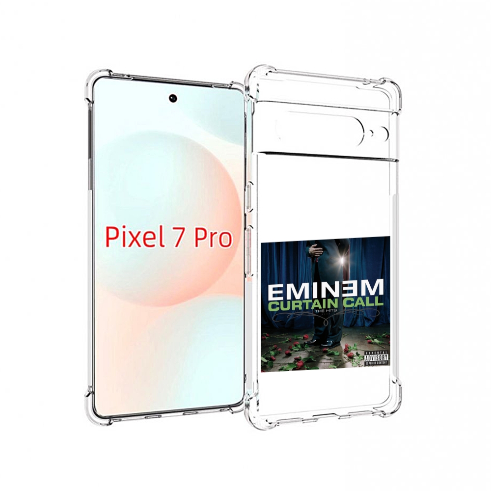 

Чехол Mypads Eminem Curtain Call, The Hits Для Google Pixel 7 Pro, Прозрачный, Tocco