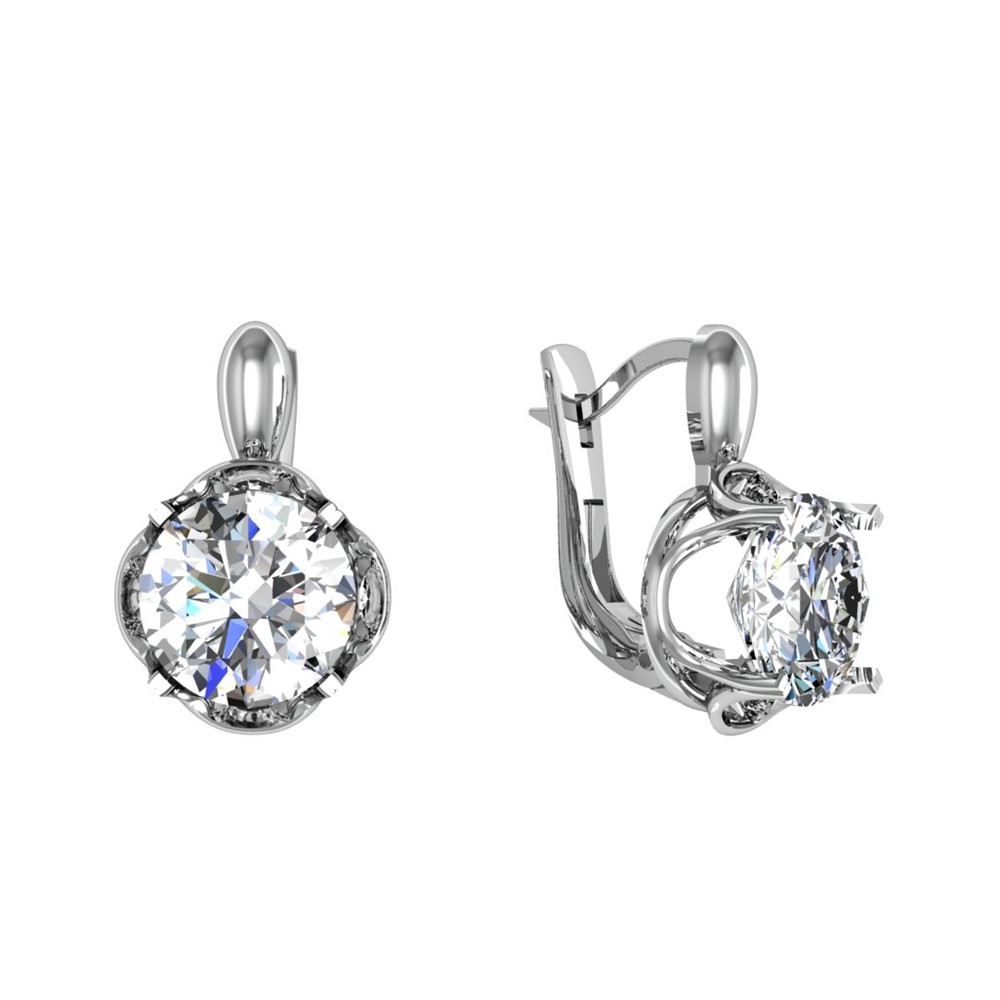 

Серьги из серебра ПРИВОЛЖСКИЙ ЮВЕЛИР 371799-GH, горный хрусталь, 371799-GH