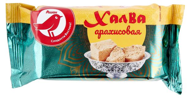 Халва АШАН Красная птица арахисовая, 250 г