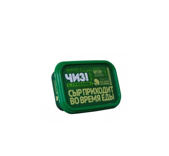 

Плавленый продукт Чиз! с сыром и грибами 60% 180 г