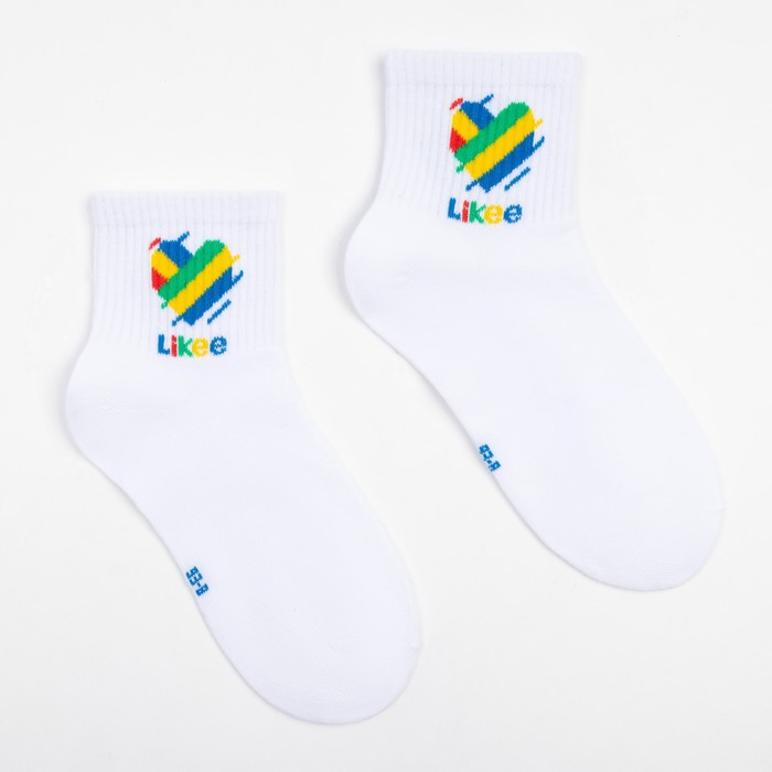 

Носки детские Likee, белый, 18 (6-8 лет), Одежда «Likee»