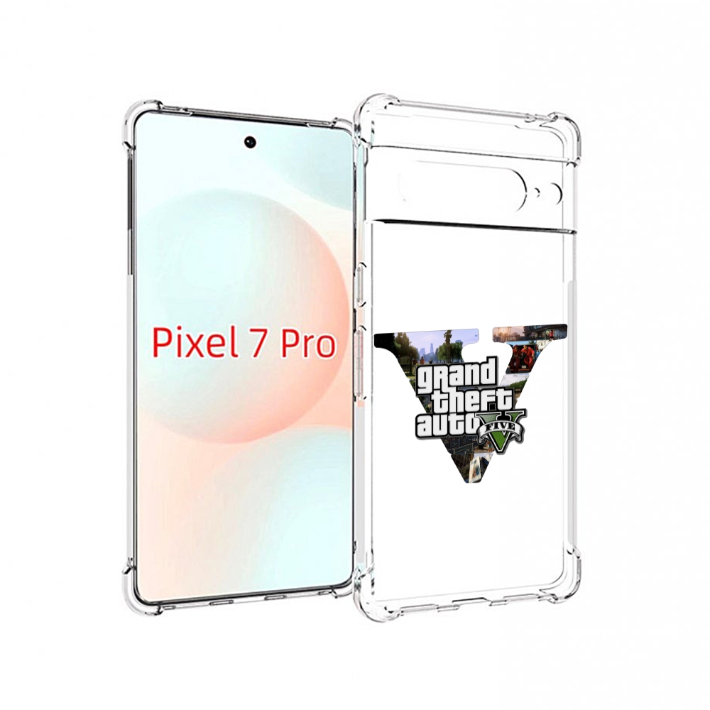 

Чехол Mypads Gta 5 Логотип Для Google Pixel 7 Pro, Прозрачный, Tocco