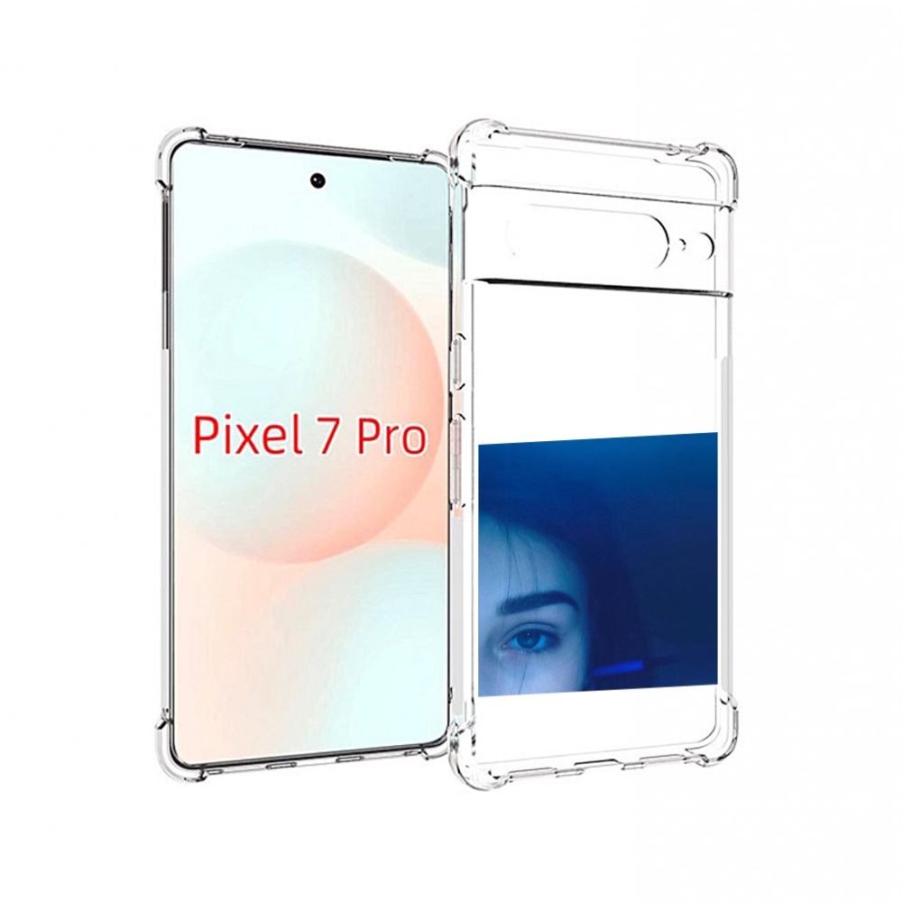 

Чехол Mypads Hate Love Face Для Google Pixel 7 Pro, Прозрачный, Tocco