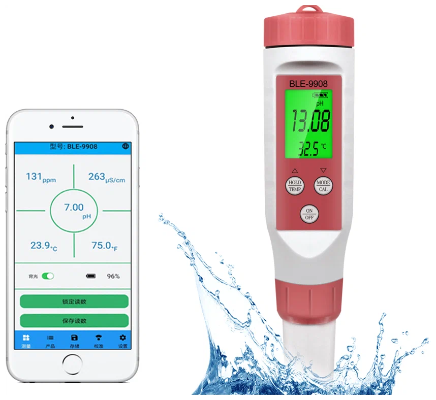 Тестер качества воды Veker PH169BL (PH, PPM, TDS, температура)