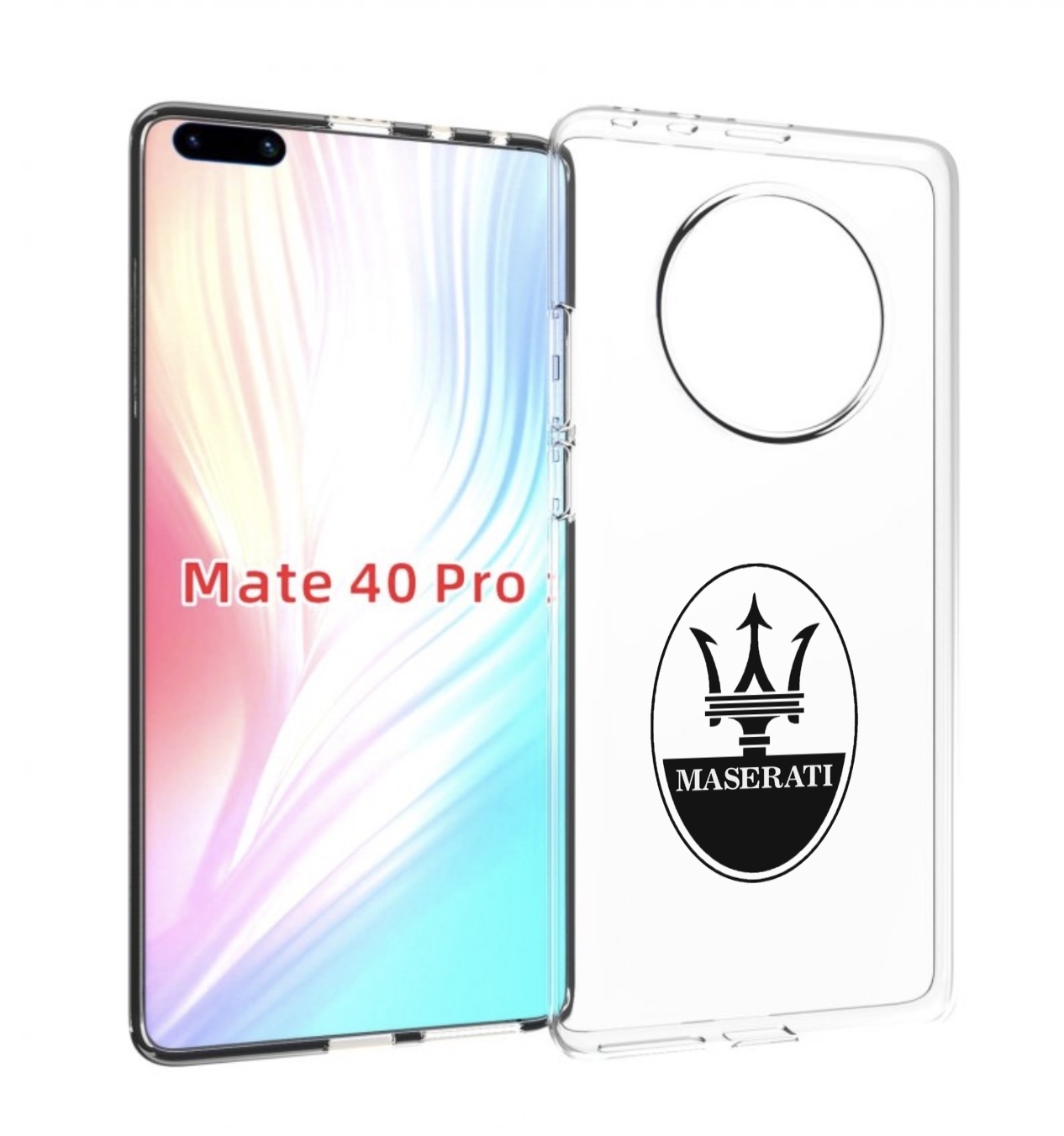 

Чехол Mypads Maserati 4 Для Huawei Mate 40 Pro (Noh-Nx9), Прозрачный, Tocco