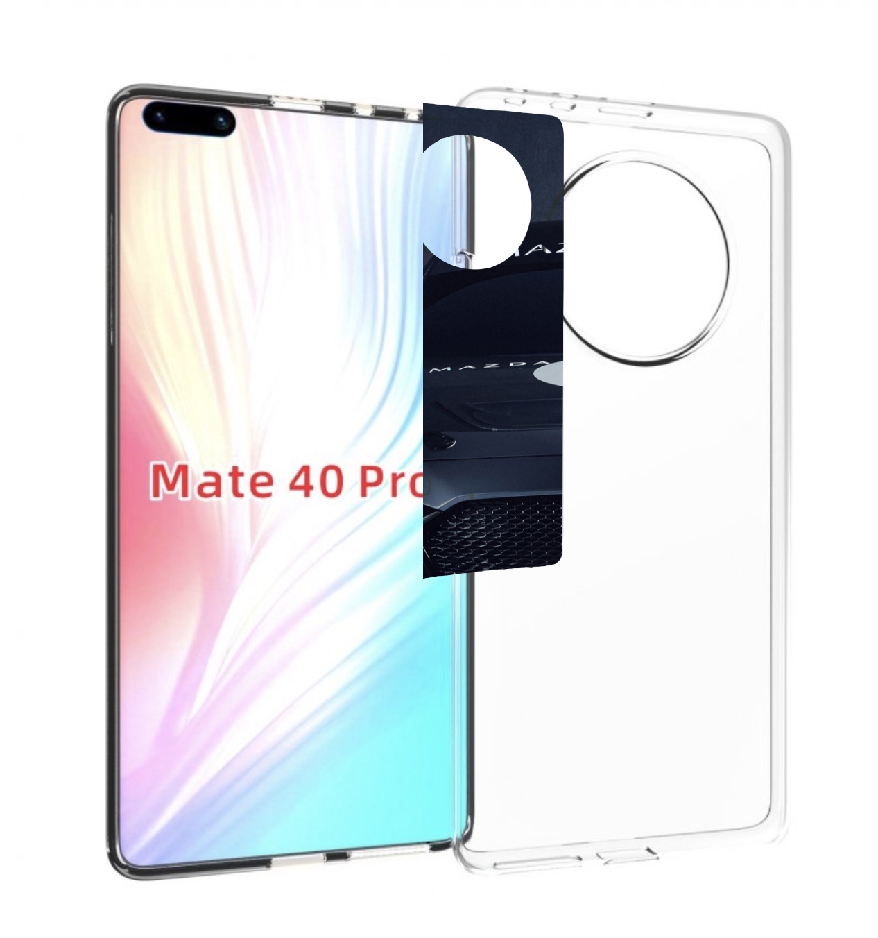 

Чехол Mypads Mazda 3 Для Huawei Mate 40 Pro (Noh-Nx9), Прозрачный, Tocco