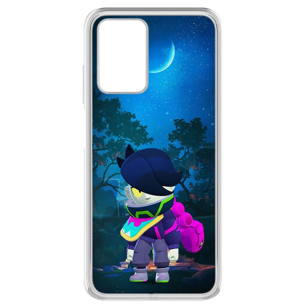 

Чехол-накладка Brawl Stars-Орочи Эдгар для Xiaomi Redmi 10, Прозрачный