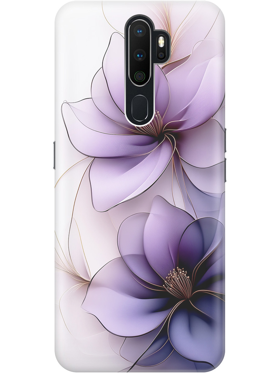 

Силиконовый чехол на Oppo A5 (2020)/A9 (2020) с принтом "Сиреневые цветы", Прозрачный;белый;серый;фиолетовый, 726151321
