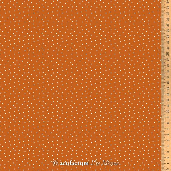 

Ткань "Горошек", ширина 145см, 100% хлопок, Acufactum Ute Menze, 3523-821, Оранжевый