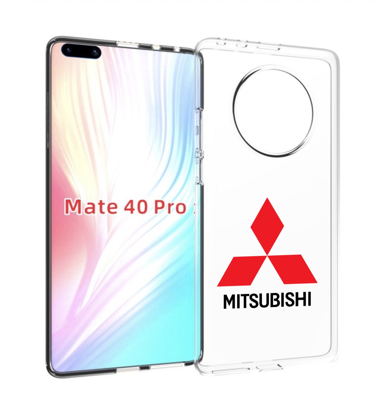 

Чехол Mypads Mitsubishi-3 Для Huawei Mate 40 Pro (Noh-Nx9), Прозрачный, Tocco