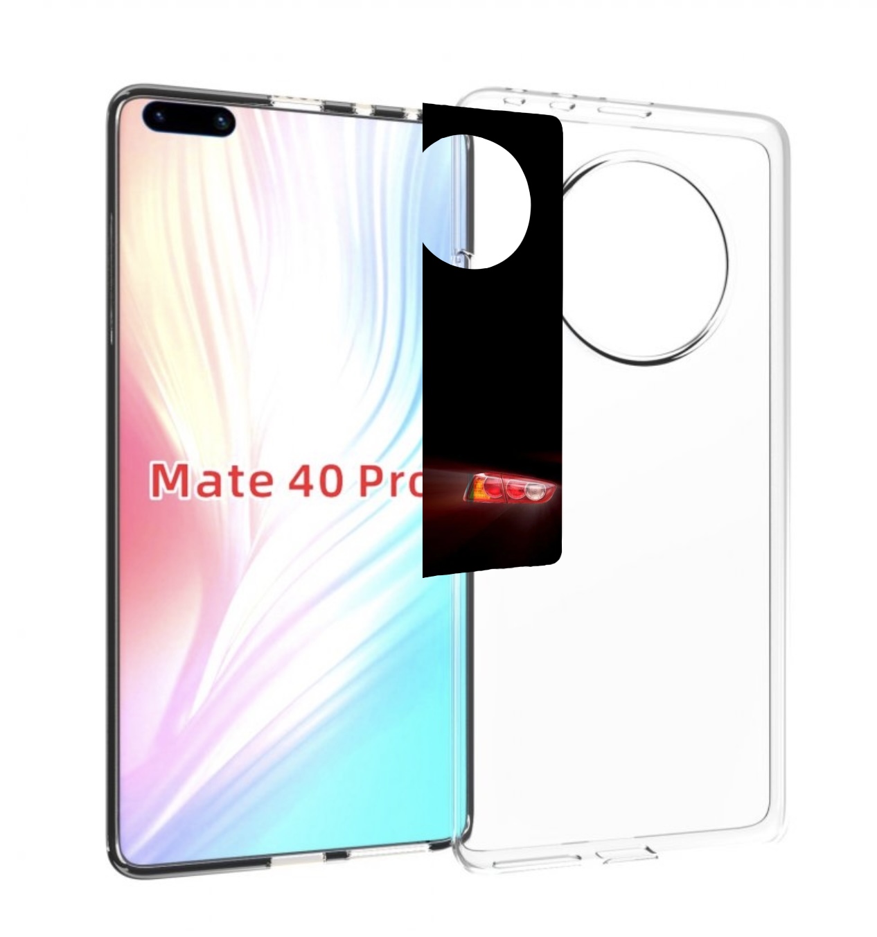 

Чехол Mypads Mitsubishi 1 Для Huawei Mate 40 Pro (Noh-Nx9), Прозрачный, Tocco