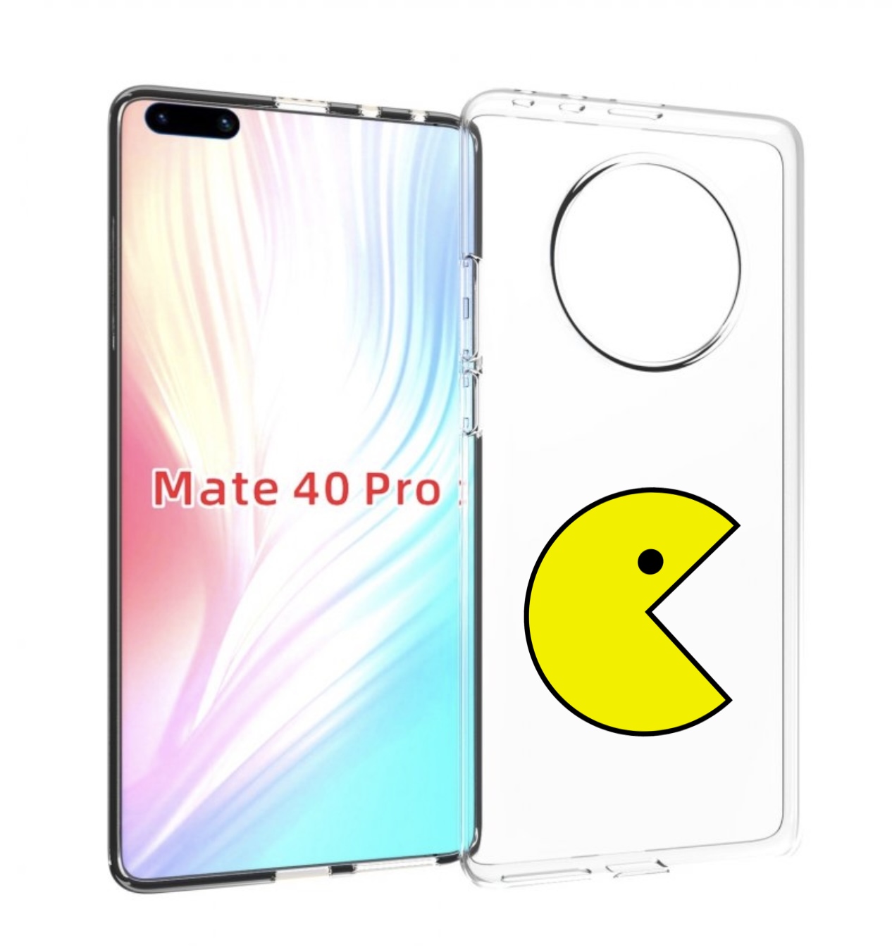 

Чехол Mypads Pacman Для Huawei Mate 40 Pro (Noh-Nx9), Прозрачный, Tocco