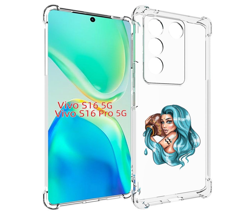 

Чехол MyPads Девушка-Водолей для Vivo S16 5G/S16 Pro 5G/V27/V27 Pro, Tocco