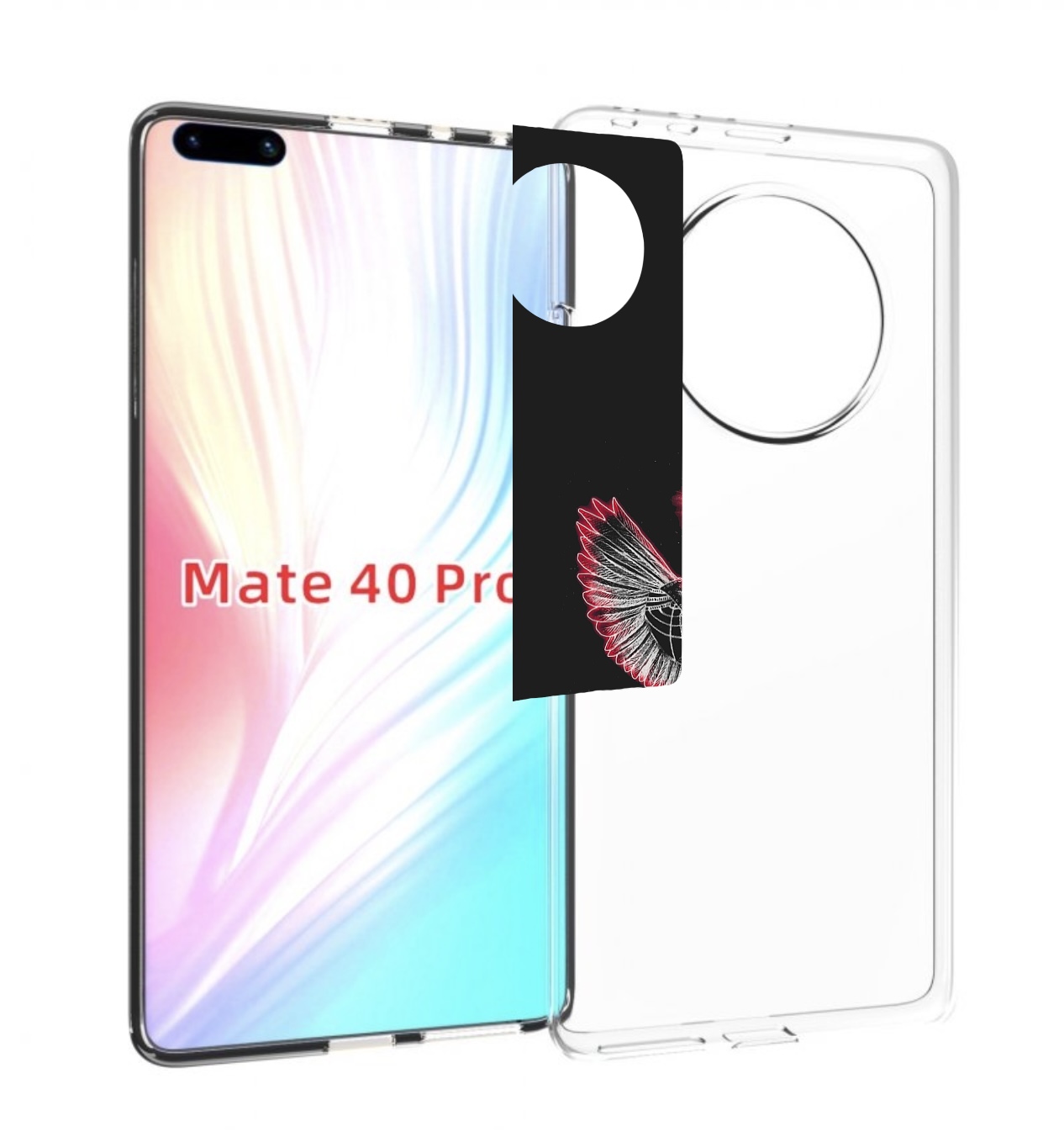 Чехол Mypads Pyrokinesis Валькирия Для Huawei Mate 40 Pro (Noh-Nx9)