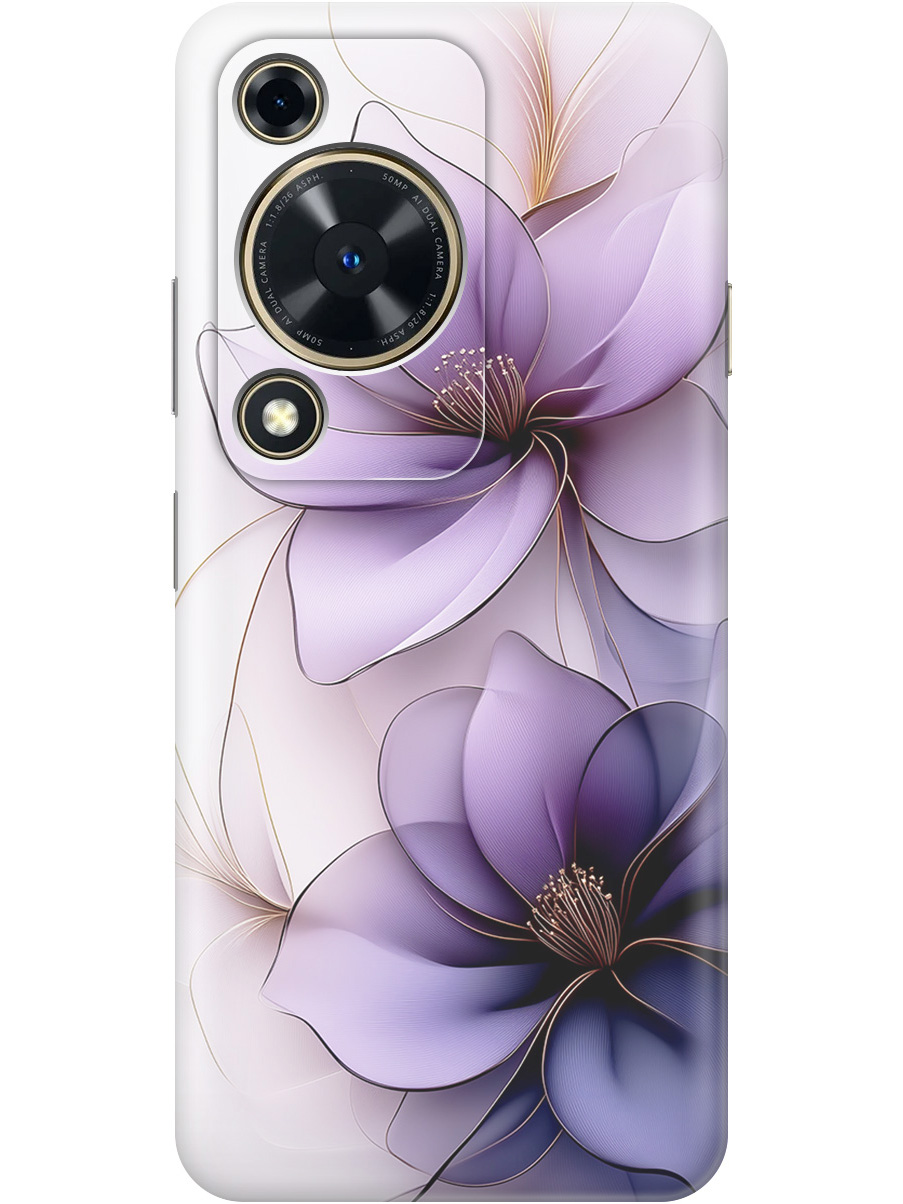 

Силиконовый чехол на Huawei nova Y72 с принтом "Сиреневые цветы", Прозрачный;белый;серый;фиолетовый, 785977821