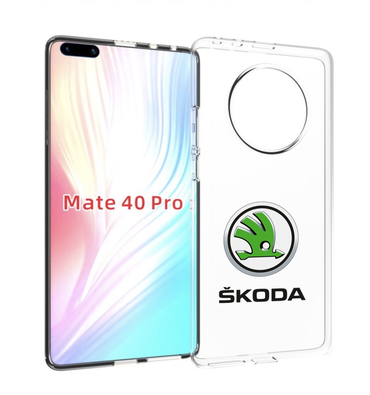 

Чехол Mypads Skoda 4 Мужской Для Huawei Mate 40 Pro (Noh-Nx9), Прозрачный, Tocco
