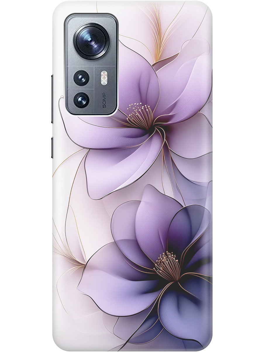 

Силиконовый чехол на Xiaomi 12/12X/12S с принтом "Сиреневые цветы", Прозрачный;белый;серый;фиолетовый, 734580821