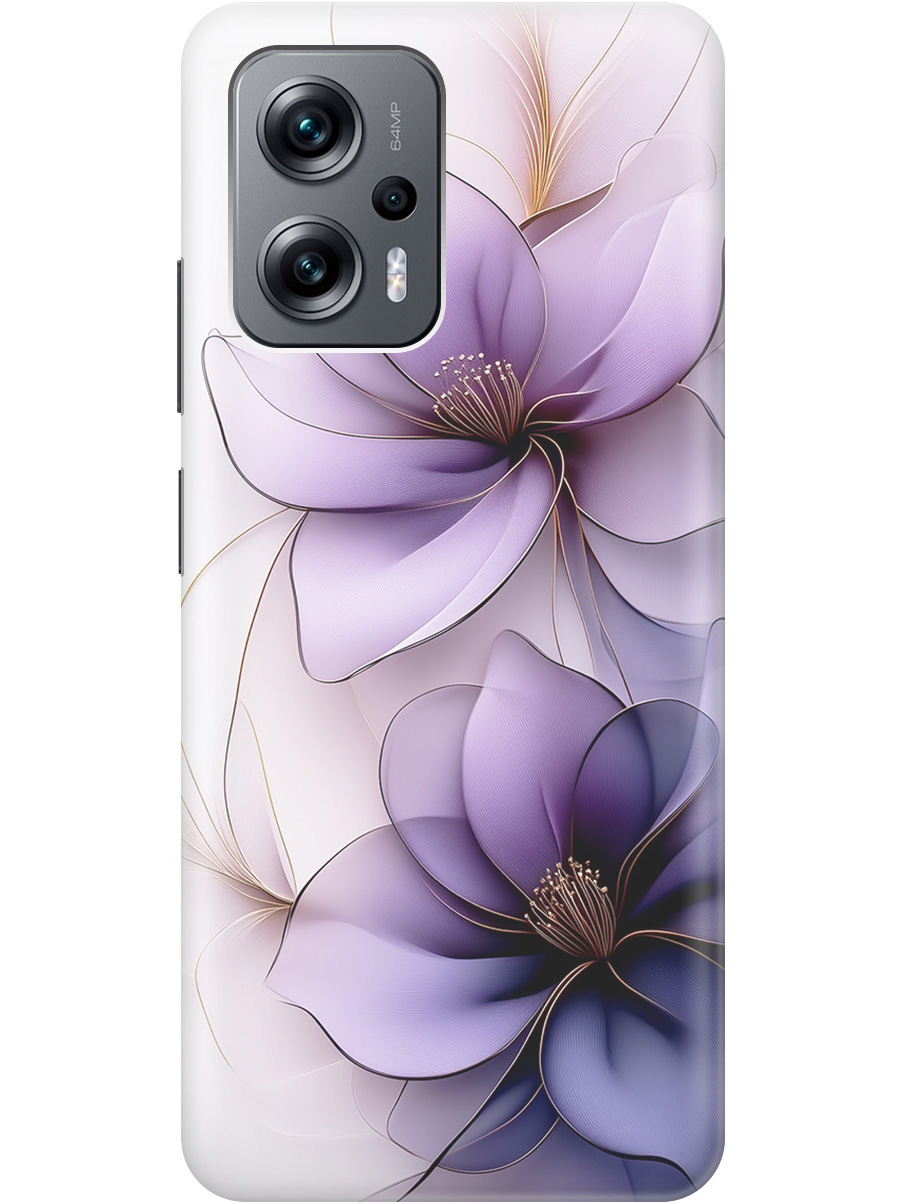 

Силиконовый чехол на Poco X4 GT / Xiaomi Redmi Note 11T Pro / 11T Pro+ с принтом 848455, Прозрачный;белый;серый;фиолетовый, 740187721