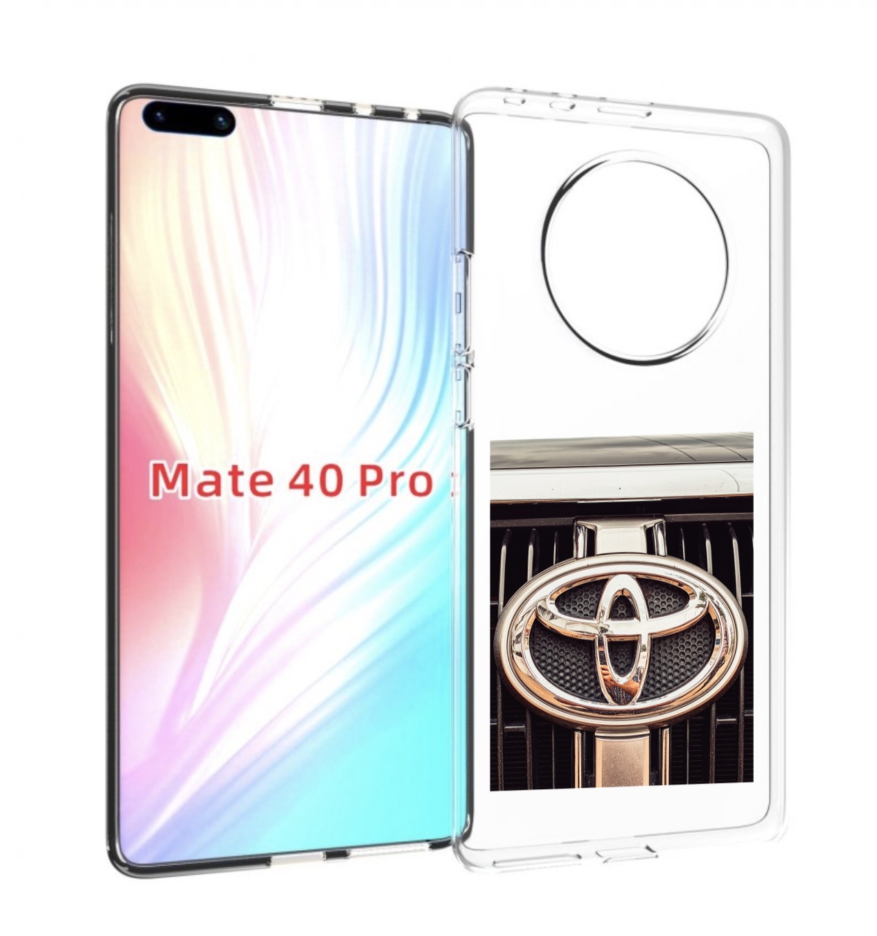 

Чехол Mypads Toyota 3 Для Huawei Mate 40 Pro (Noh-Nx9), Прозрачный, Tocco