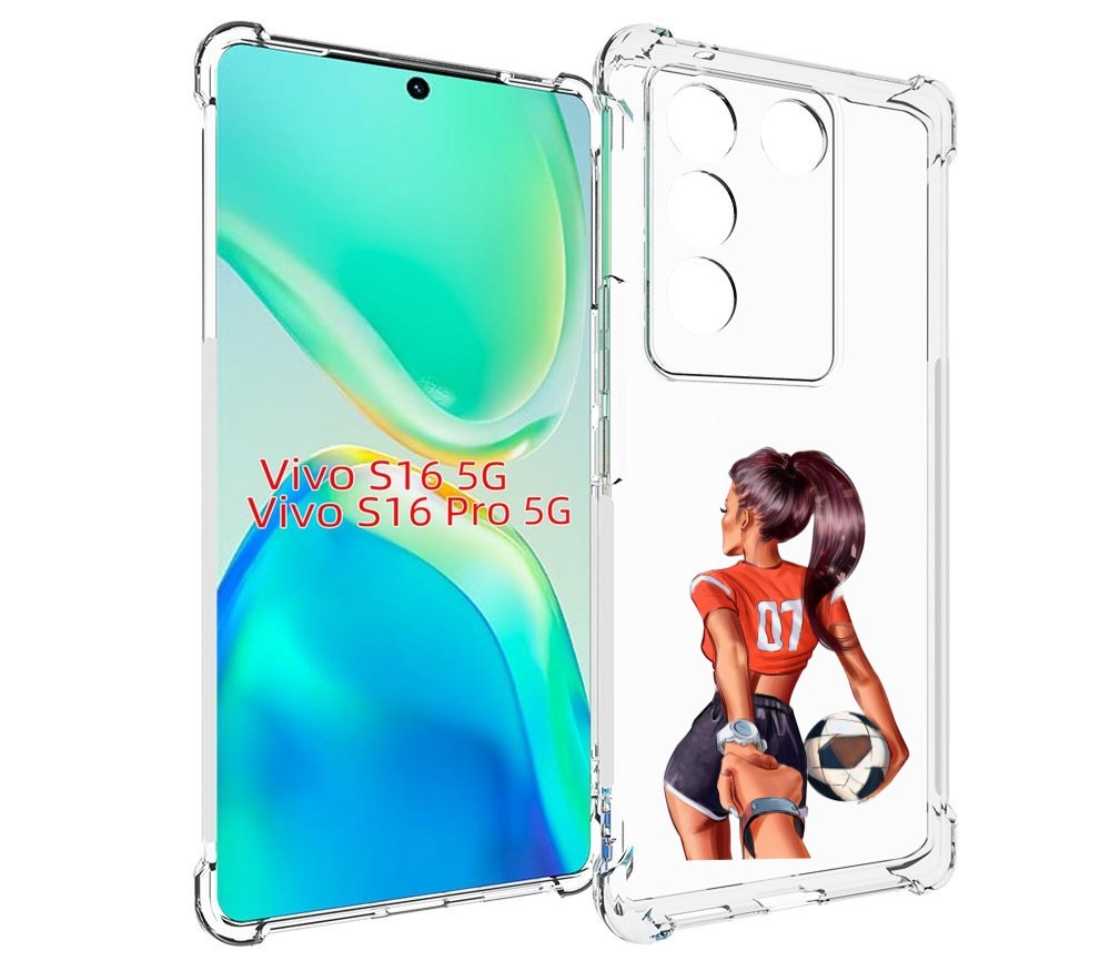 

Чехол MyPads Девушка-футболистка женский для Vivo S16 5G/S16 Pro 5G/V27/V27 Pro, Tocco