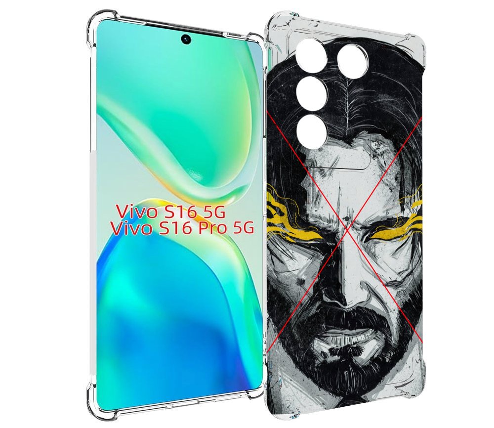 

Чехол MyPads Джон-Уик для Vivo S16 5G/S16 Pro 5G/V27/V27 Pro, Tocco