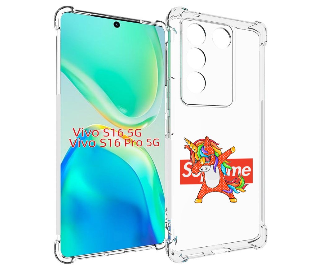 

Чехол MyPads Единорог-суприм для Vivo S16 5G/S16 Pro 5G/V27/V27 Pro, Tocco