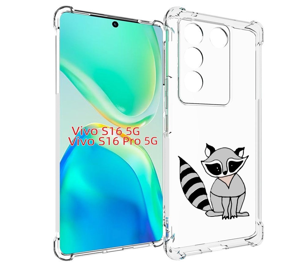 

Чехол MyPads Енотик для Vivo S16 5G/S16 Pro 5G/V27/V27 Pro, Tocco