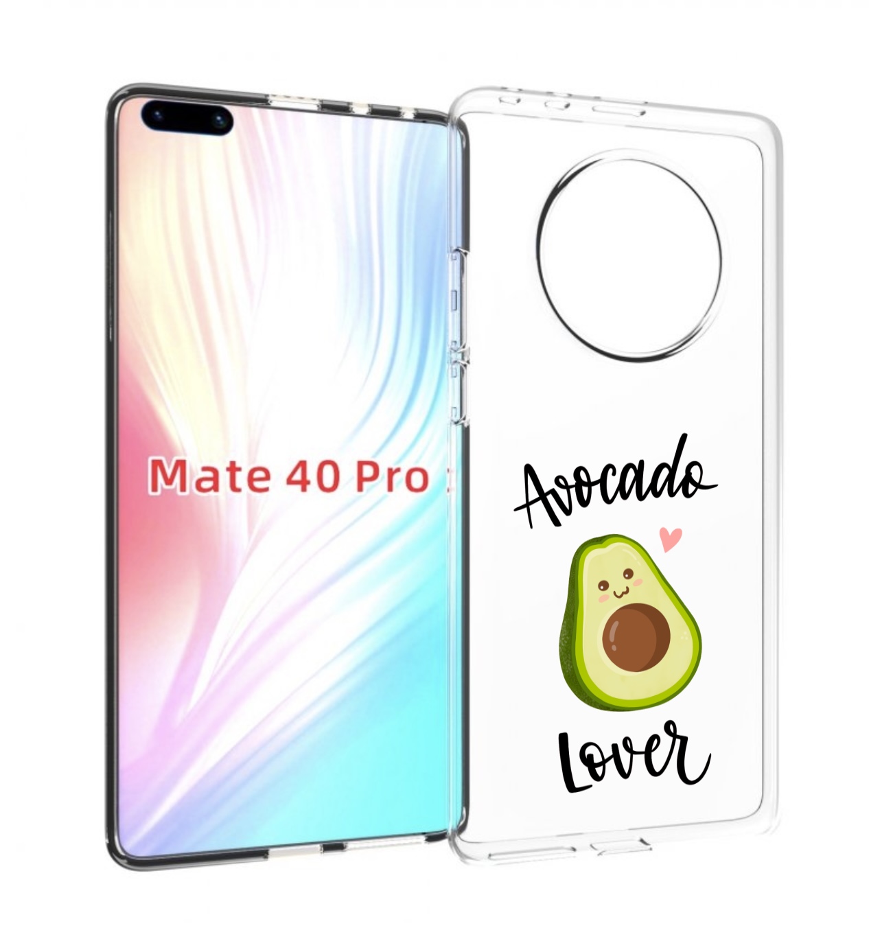 

Чехол MyPads Авокадо-любовь для Huawei Mate 40 Pro (NOH-NX9), Прозрачный, Tocco