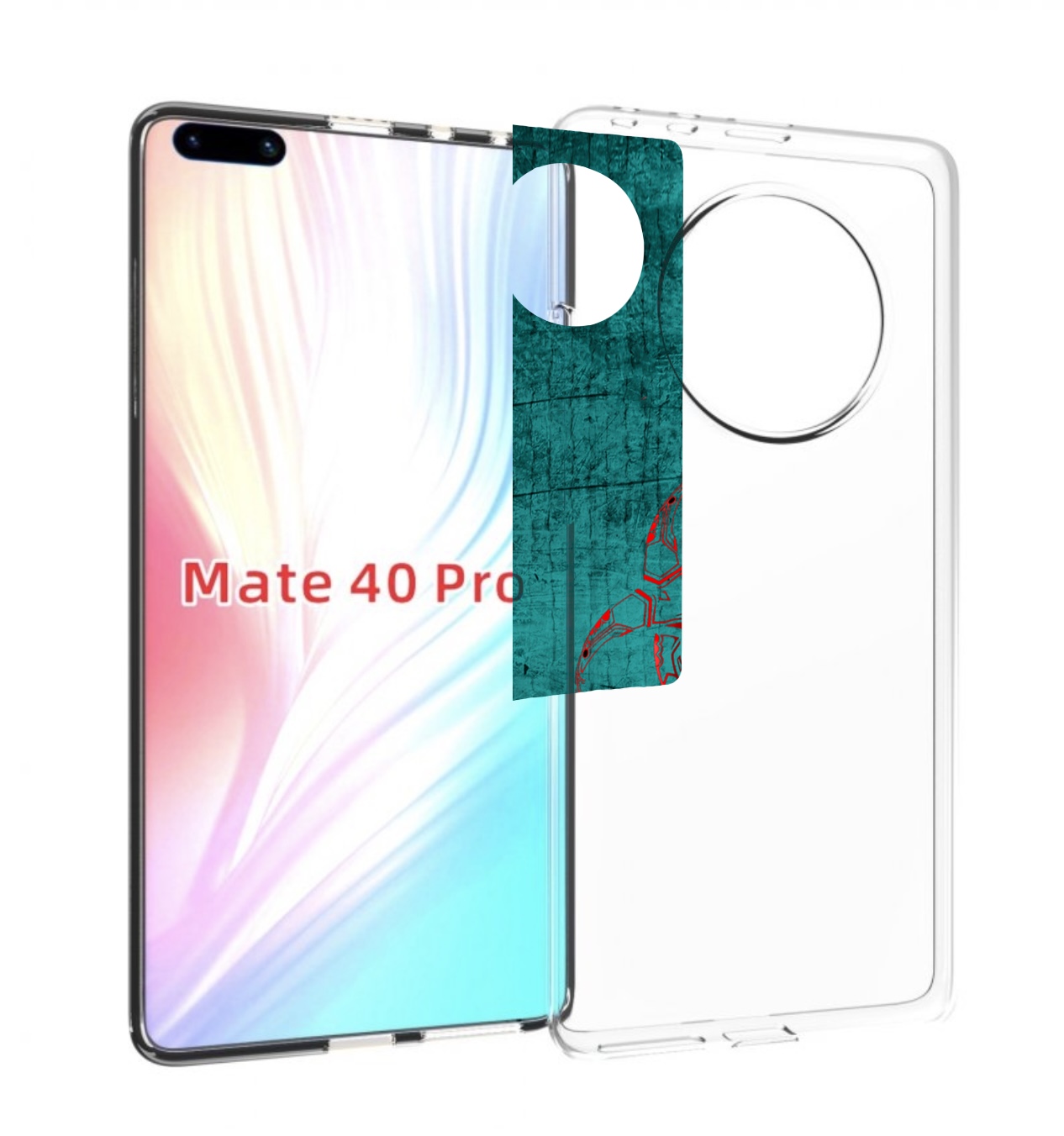 

Чехол MyPads Амбрелла для Huawei Mate 40 Pro (NOH-NX9), Прозрачный, Tocco