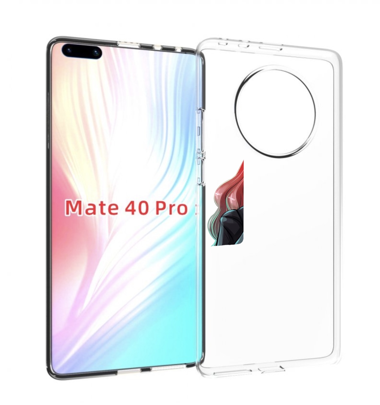 

Чехол MyPads Ариэль-русалочка-готика для Huawei Mate 40 Pro (NOH-NX9), Прозрачный, Tocco