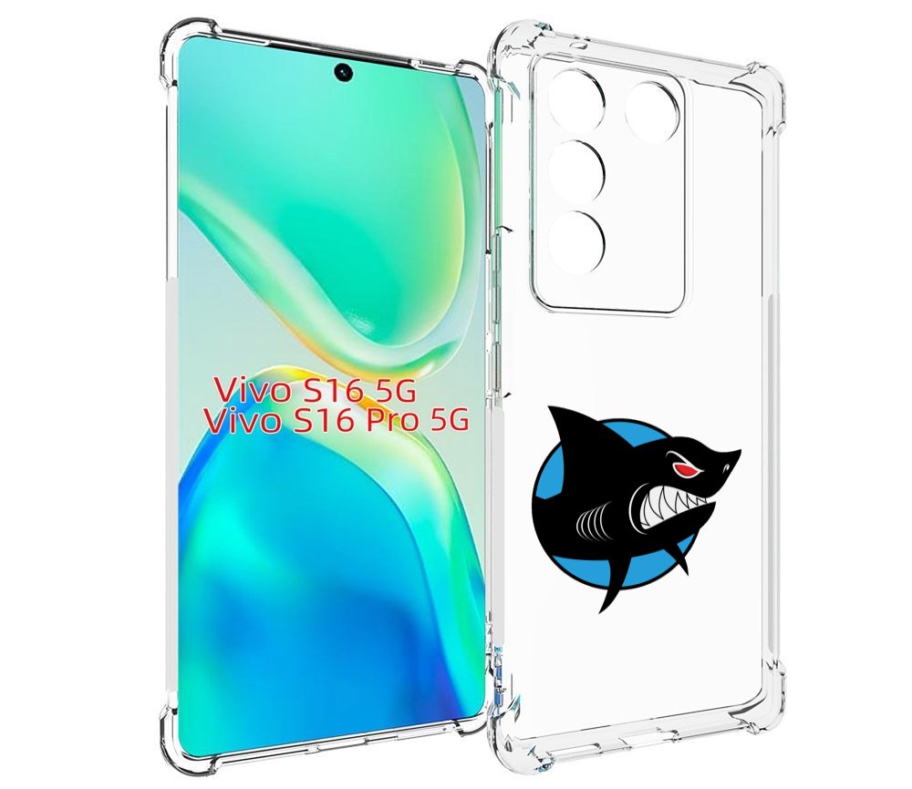

Чехол MyPads Злая-акула для Vivo S16 5G/S16 Pro 5G/V27/V27 Pro, Tocco