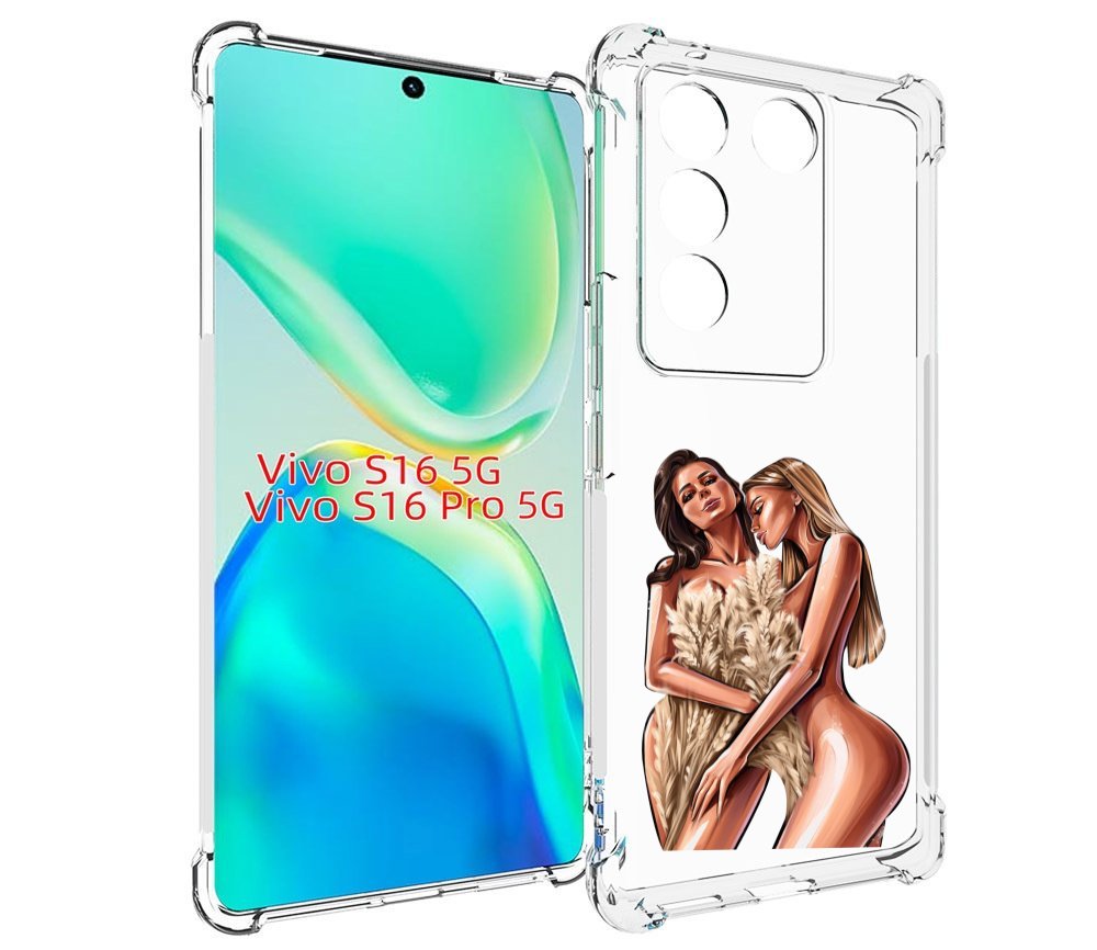 

Чехол MyPads Иллюстрированные-девушки женский для Vivo S16 5G/S16 Pro 5G/V27/V27 Pro, Tocco