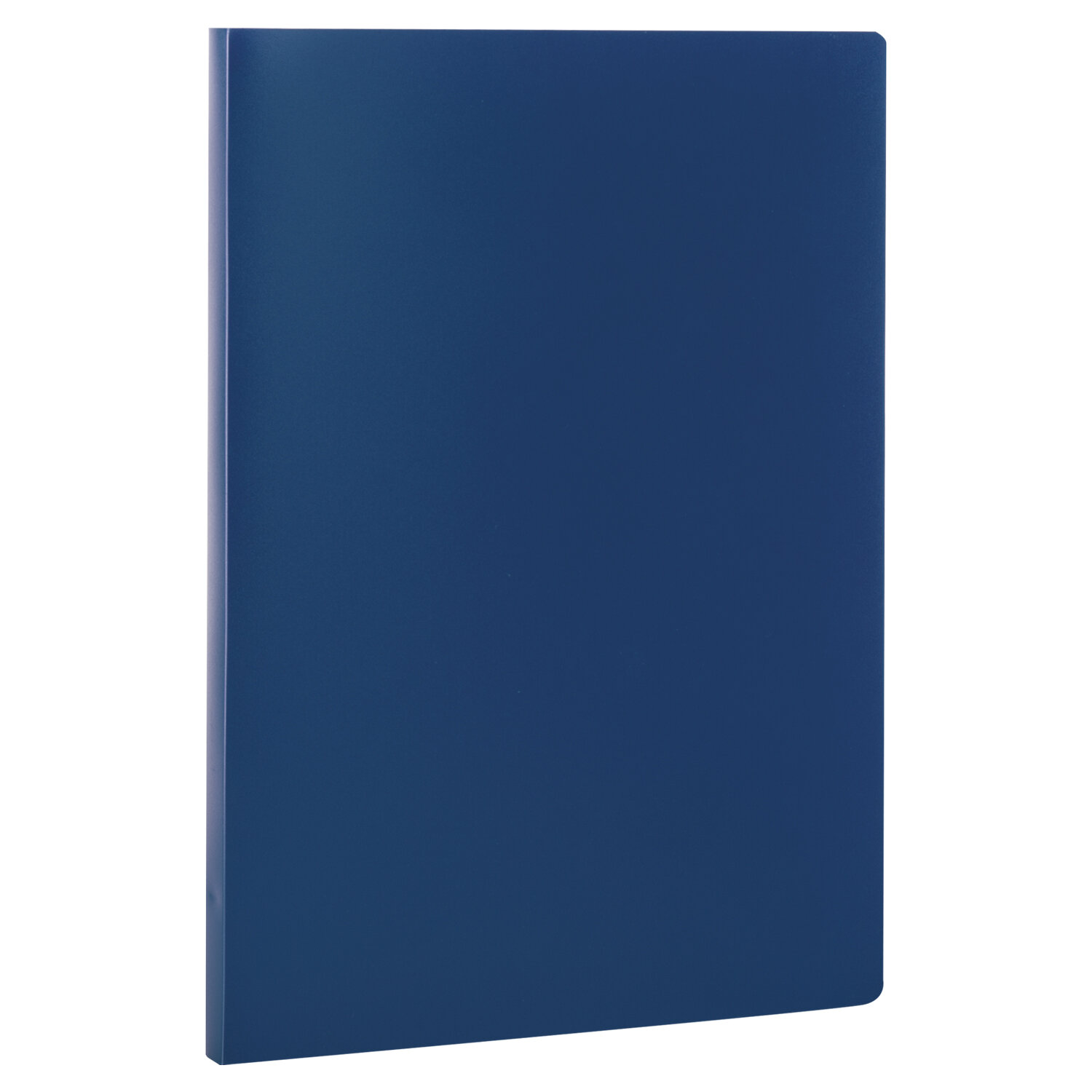 фото Папка с пластиковым скоросшивателем staff, синяя, до 100 листов, 0,5 мм, 229230